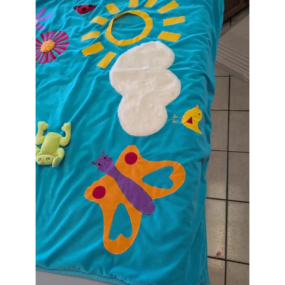 Ikea LEKA‎ Animal Plush 43.5 In X 45.5 Play Mat Tummy Blanket Activity Mat